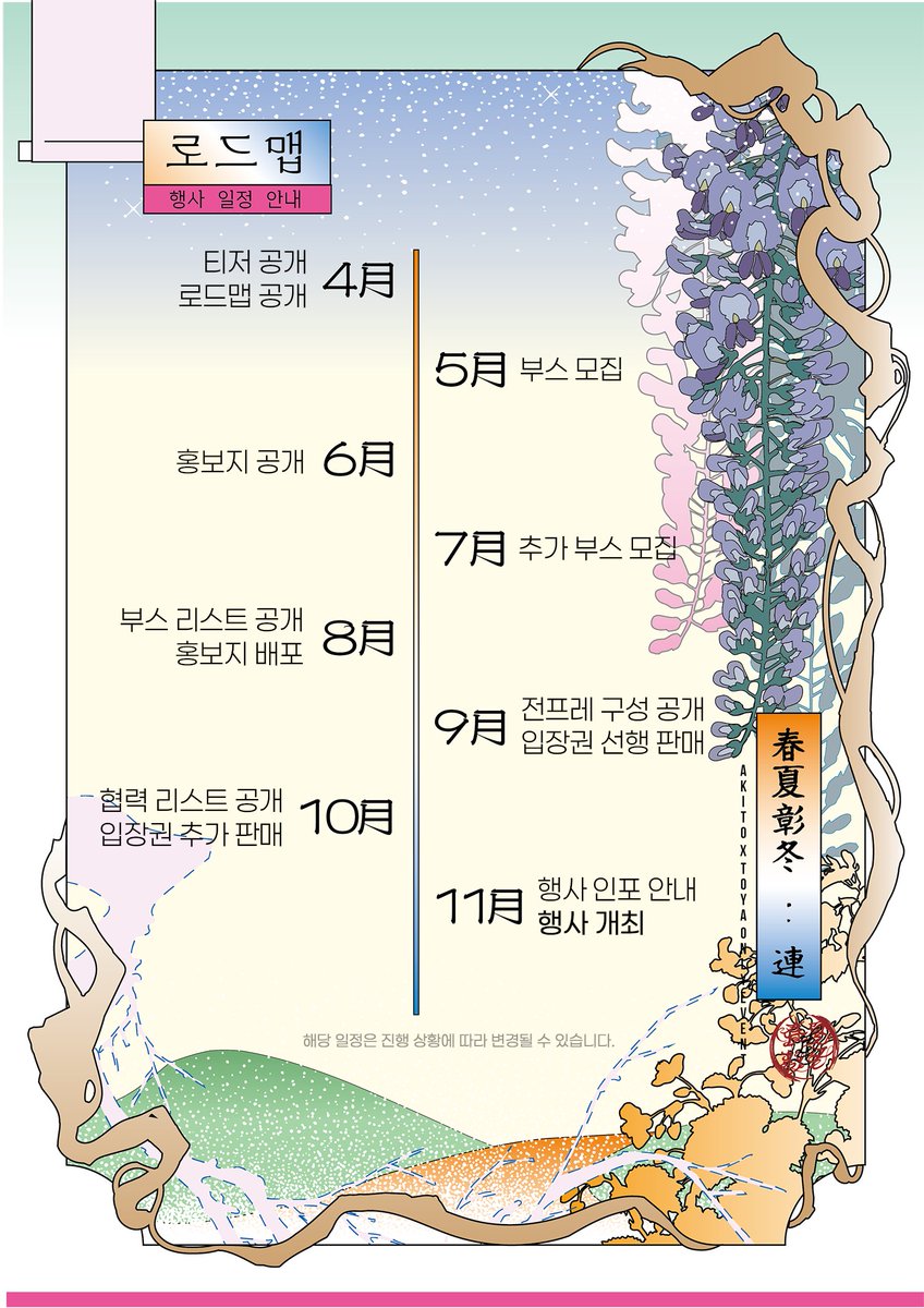 eventakty's tweet photo. 東雲彰人×青柳冬弥 𝙾𝙽𝙻𝚈 𝙴𝚅𝙴𝙽𝚃   
春夏彰冬:連 

✿　로드맵　✿ https://t.co/6Orda0c4aZ