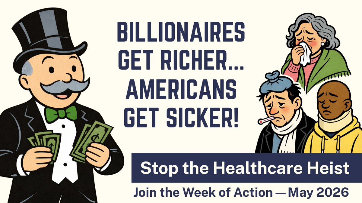 ESP_Action's tweet photo. Republicans gutted Medicaid to give tax cuts to the rich.

While billionaires and big corporations profit more than ever, the rest of us struggle with unaffordable health costs.

It's time to stop the #HealthcareHeist - and you can join us!

Find out how: https://t.co/I32vMFk3zr https://t.co/dH2h02RuF8