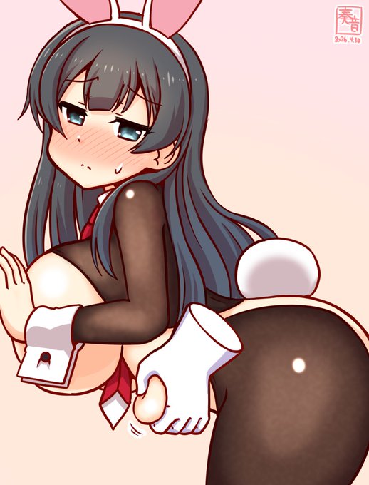 「ていとくさん…///
 はい、がんばってね…?」

#艦これ版真剣お絵描き60分一本勝負_20260430
#阿賀野 