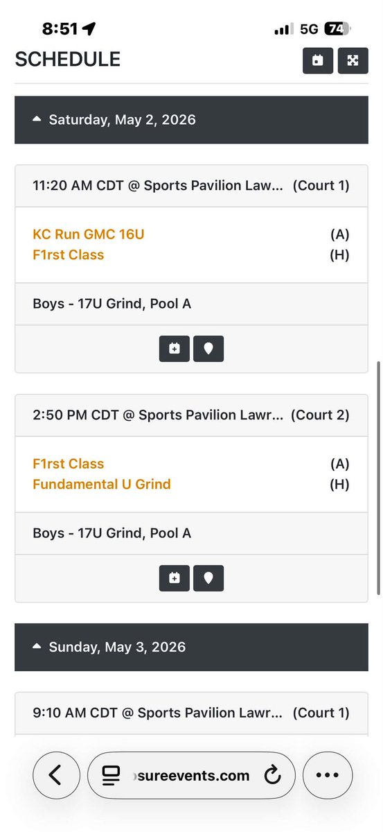 LoganGales's tweet photo. Hey coaches, here is my AAU schedule for this weekend in Kansas City! #UNDERARMOR https://t.co/LInRU2HDiD