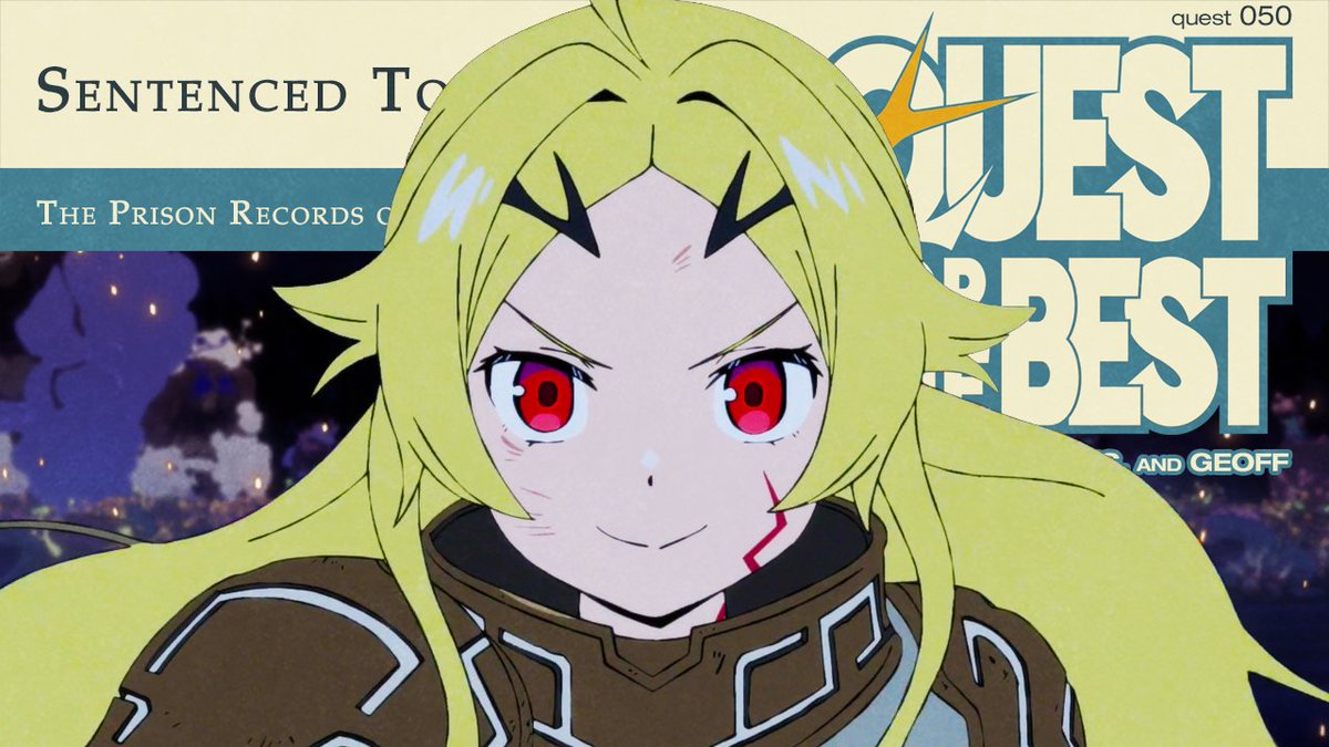 qftbpod's tweet photo. Quest 50 is here! This week the party members show off their anime grids, discuss Chrysalis, and for the main quest: Sentenced To Be A Hero!

https://t.co/LhMpKcFMKd

50 episodes already, dang.. time flies. https://t.co/kQp0KQMYBk