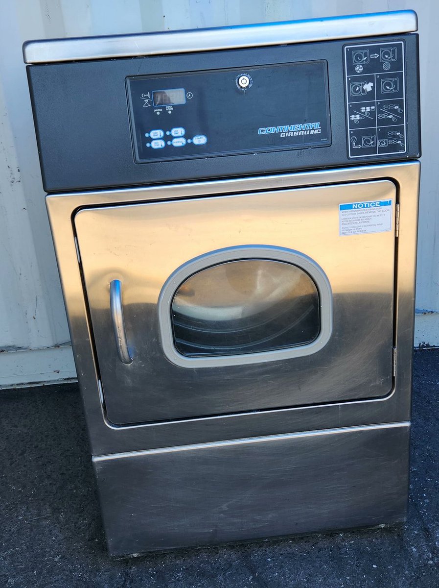 SimonReed332045's tweet image. @SimonReed332045 is dedicated to providing you with the best options to service and maintain your #laundryequipment.

Purchase this #refurbished #Continental #Girbau KDGBGACW111TN01 Front Load Gas #dryer for as low as💲800.00

📷info@123laundry.com