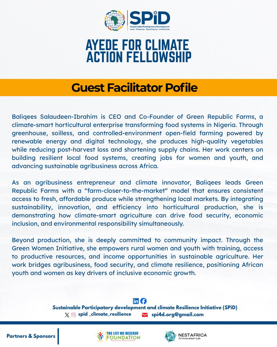 SPiD Climate Resilience tweet media