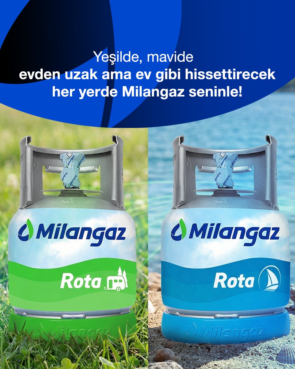 milangaz's tweet photo. Özgürce yola çıkmanın keyfi, doğru ekipmanla başlar.
Milangaz Rota ürün ailesiyle
nerede olursanız olun konfor sizinle. 🏕️
#Milangaz https://t.co/8wbTWjyfGI