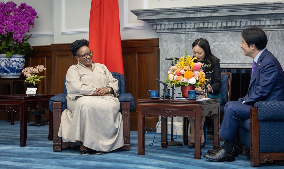 josephwutw's tweet image. Such a delight to join President @ChingteLai to welcome my dear friend DPM Dladla to #Taiwan as the special envoy of His Majesty King Mswati III. No force can break our strong family bond with the beautiful Kingdom of #Eswatini.

🇹🇼❤️🇸🇿