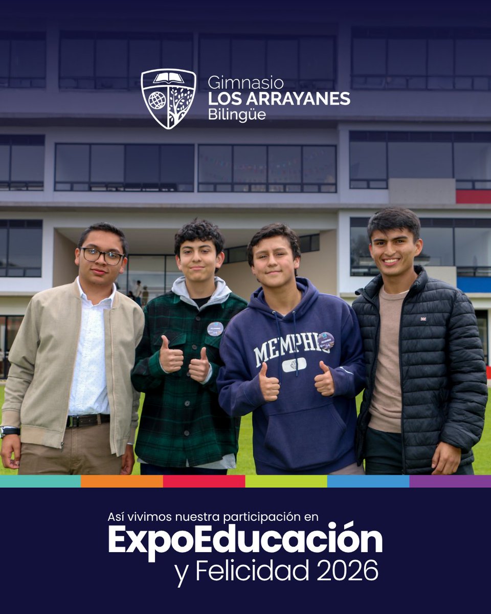 LosArrayanes_'s tweet photo. ¡La innovación cobra vida cuando nuestros estudiantes llevan sus ideas más allá del aula! 🤖🎮

Así vivimos ExpoEducación y Felicidad 2026, alcanzando el 4° puesto entre más de +30 proyectos. ¡La tecnología, la creatividad y el aprendizaje pueden transformar realidades! 💙 https://t.co/9WWIAaOvVD