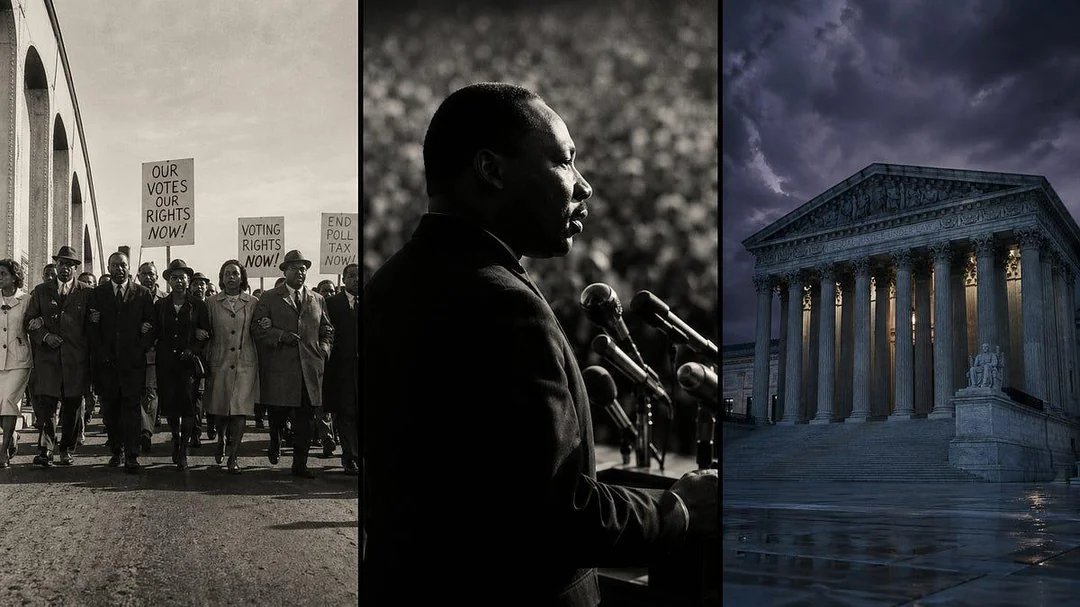 They killed the voting rights act.
Back to Jim Crow laws in 2026.