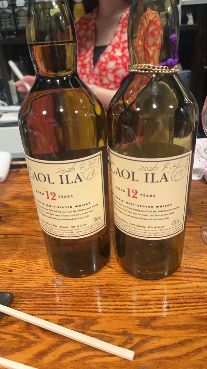 tamonsama's tweet photo. 4月ラストに
カリラ12年ニューボトル投入。

これで18本目。

5月も安心して飲める。
…肝臓は不安しかない。

久しぶりに投稿だよウフフ♡ https://t.co/Uv1lftoyn3