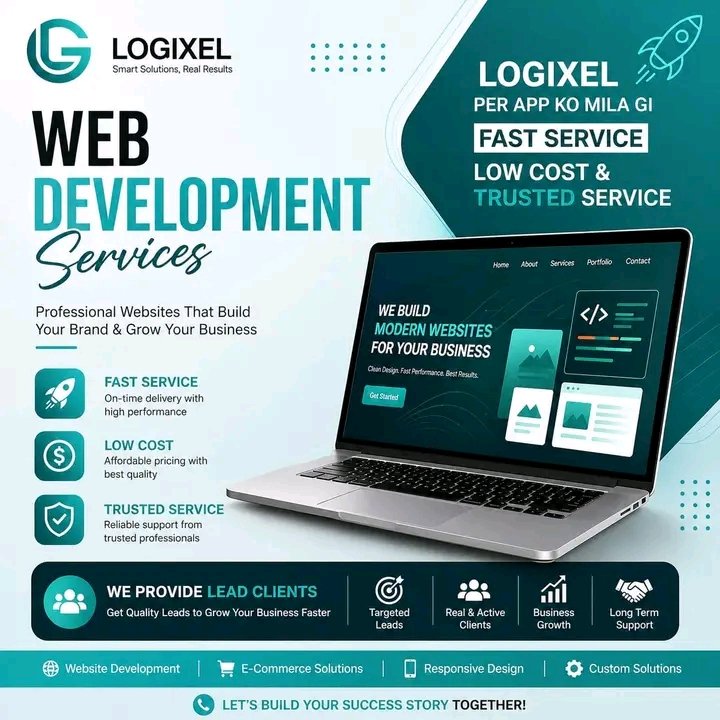 SadinSmd619's tweet image. 🚀 Need a Professional Website for Your Business?
 we provide:
✅ Fast Delivery
✅ Affordable Pricing
Grow your business online
Contact Us : 
WhatsApp: wa.me/2348149465578 
#WebDevelopment #WebsiteDesign  #BusinessGrowth #DigitalAgency #Freelancer #WebDesigner #LeadGeneration