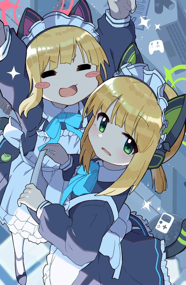 モモイandミドリ
前回上げたのより再度低めver
#ブルアカ