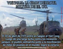 30 de abril 1975: Las Fuerzas Populares de Liberación de #Vietnam dan fin a la liberación del país con la toma de Saigón, la capital del sur, que fue rebautizada Ho Chi Minh. #TenemosMemoria #Cuba