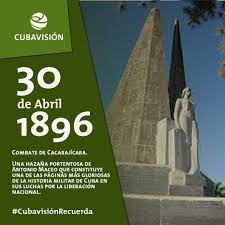 30 de abril de 1896: Antonio Maceo, al frente de su tropa, libra el exitoso combate de Cacarajícara. #CubaViveEnSuHistoria #CubaMined #PinardelRío