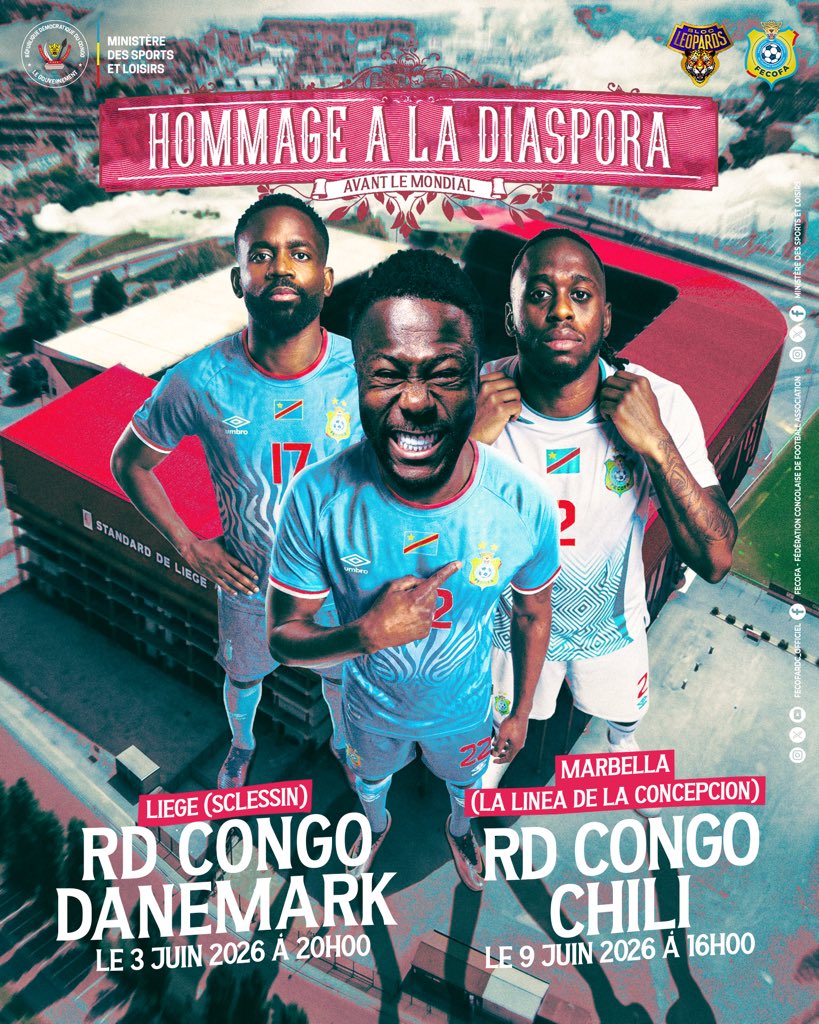 Ministère des Sports et Loisirs - RDC tweet media