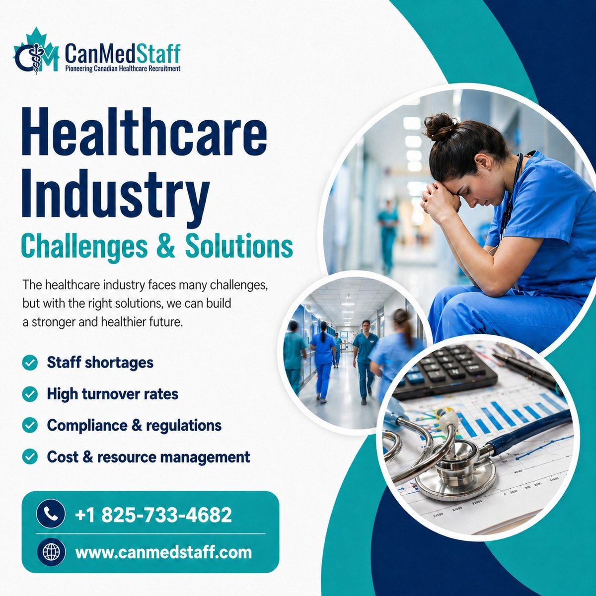 CanMedstaffs's tweet image. Building a stronger healthcare future with CanMedStaff! 🏥 We tackle Healthcare Industry Challenges &amp;amp; Solutions — Staff Shortages, High Turnover, Compliance &amp;amp; Cost Management. 

📞 +1 825-733-4682
🌐 canmedstaff.com

#HealthcareRecruitment #HealthcareSolutions