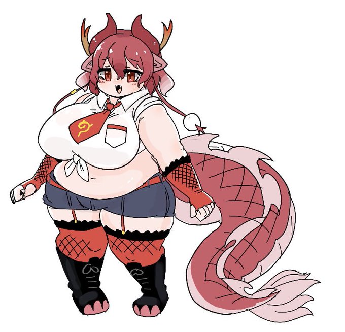 #今月描いた絵を晒そう 毛皮変えすぎ問題