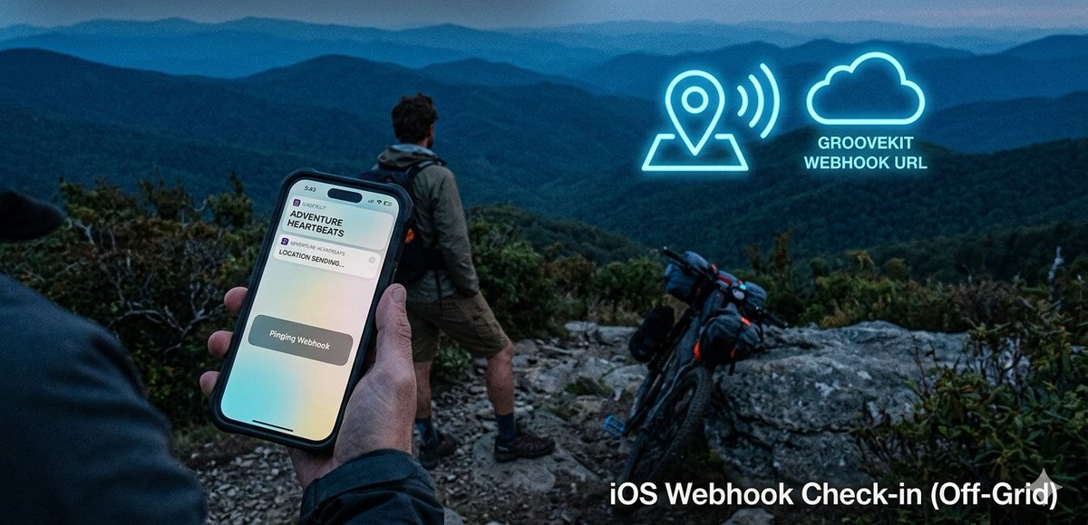 stevorevo's tweet image. Stop manually typing GPS coordinates while you're exhausted on a trail. 🥾📷groovekit.io/blog/beyond-th… 

#buildinpublic #iosshortcuts #bikepacking