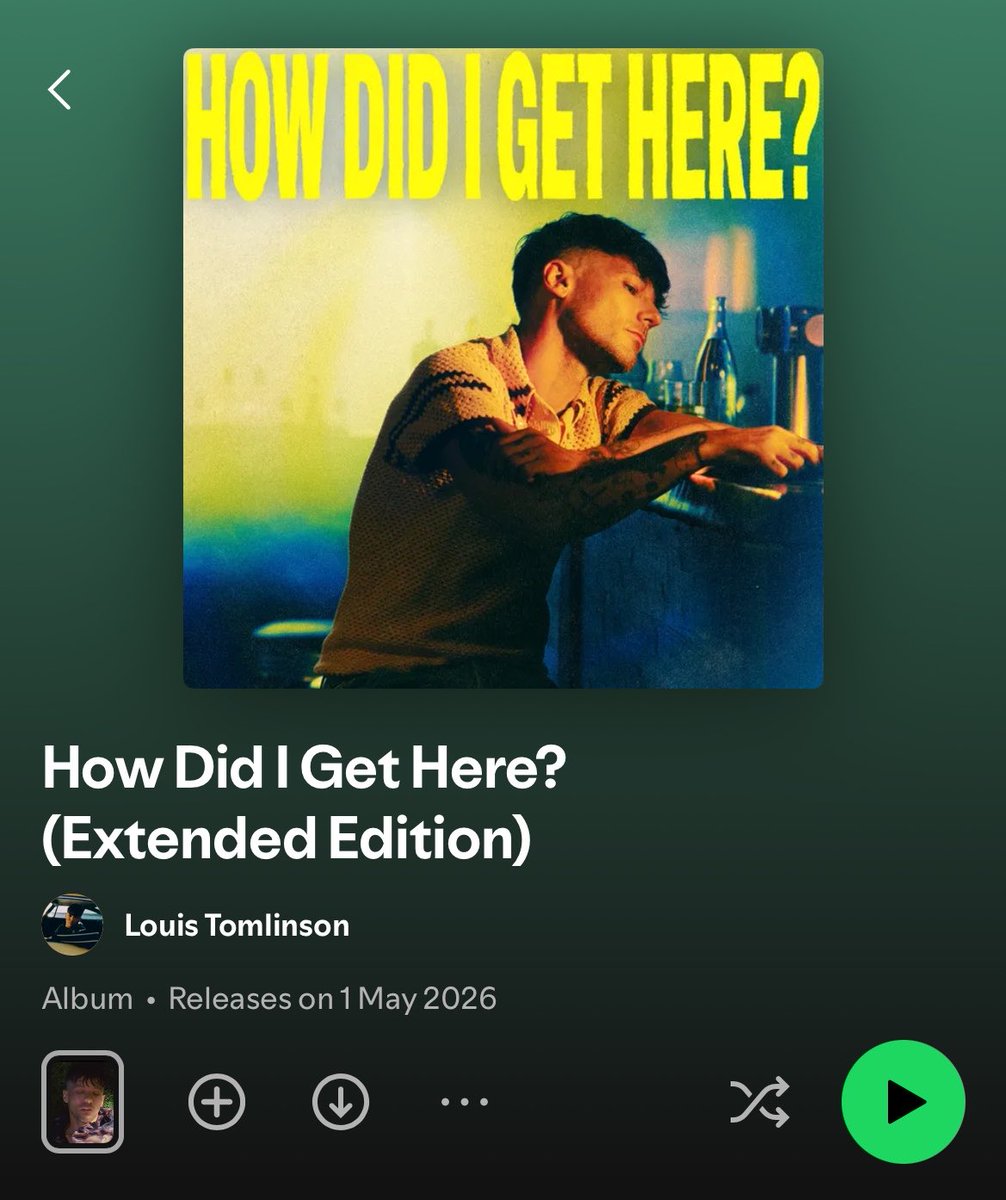 🚨 • VEM AÍ! A versão estendida do How Did I Get Here? estará disponível MEIA NOITE, com as faixas extras: 

— Save Me Time
— Send Me Under
— All These Skies
— Side By Side
— The Spark
— Sleepwalking
— Look Like Lucy
— The Answer
— The Observer

🔗 open.spotify.com/album/6Cm0k3yN…