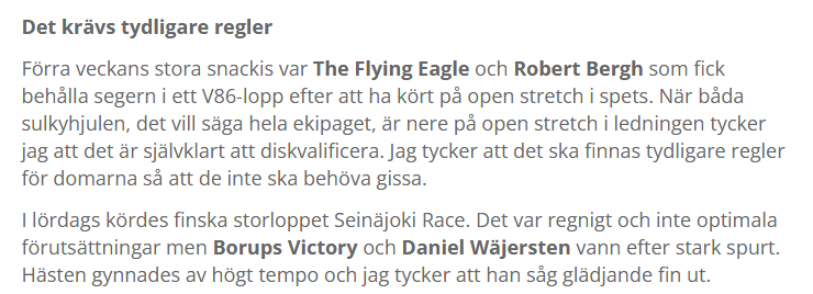 giffelpucko's tweet photo. Stycke från Thomas Uhrberg och hans helgkolumn.
Är det något domarna tycker om så är det visserligen att gissa.

(https://t.co/Ip3QI6SdKH) https://t.co/HmIXVDed3b