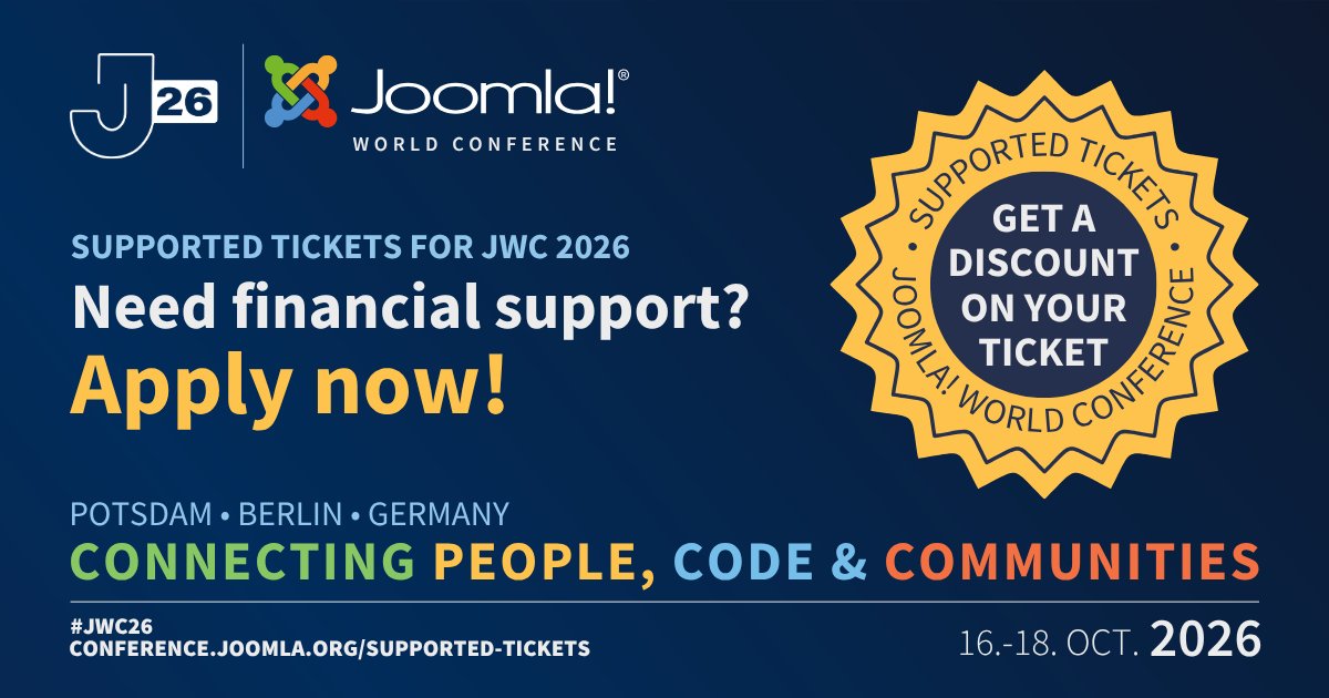 JWC Joomla! World Conference tweet media
