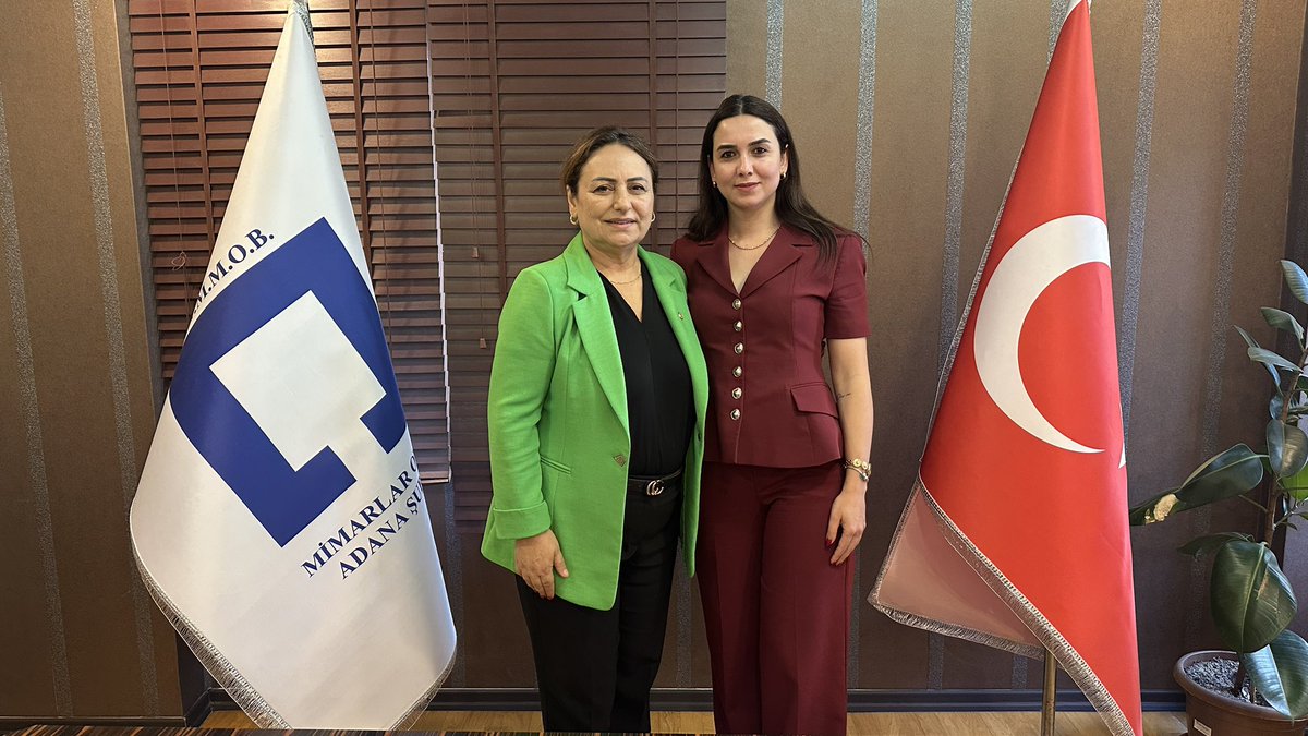muzeyyensevkin's tweet photo. TMMOB Mimarlar Odası Adana Şube Başkanı Canan Aksu ve Yönetim Kurulu üyelerine “Hayırlı olsun” ziyaretinde bulunduk. 

Misafirperverlikleri için teşekkür ederim. https://t.co/XbzwaGQDMe