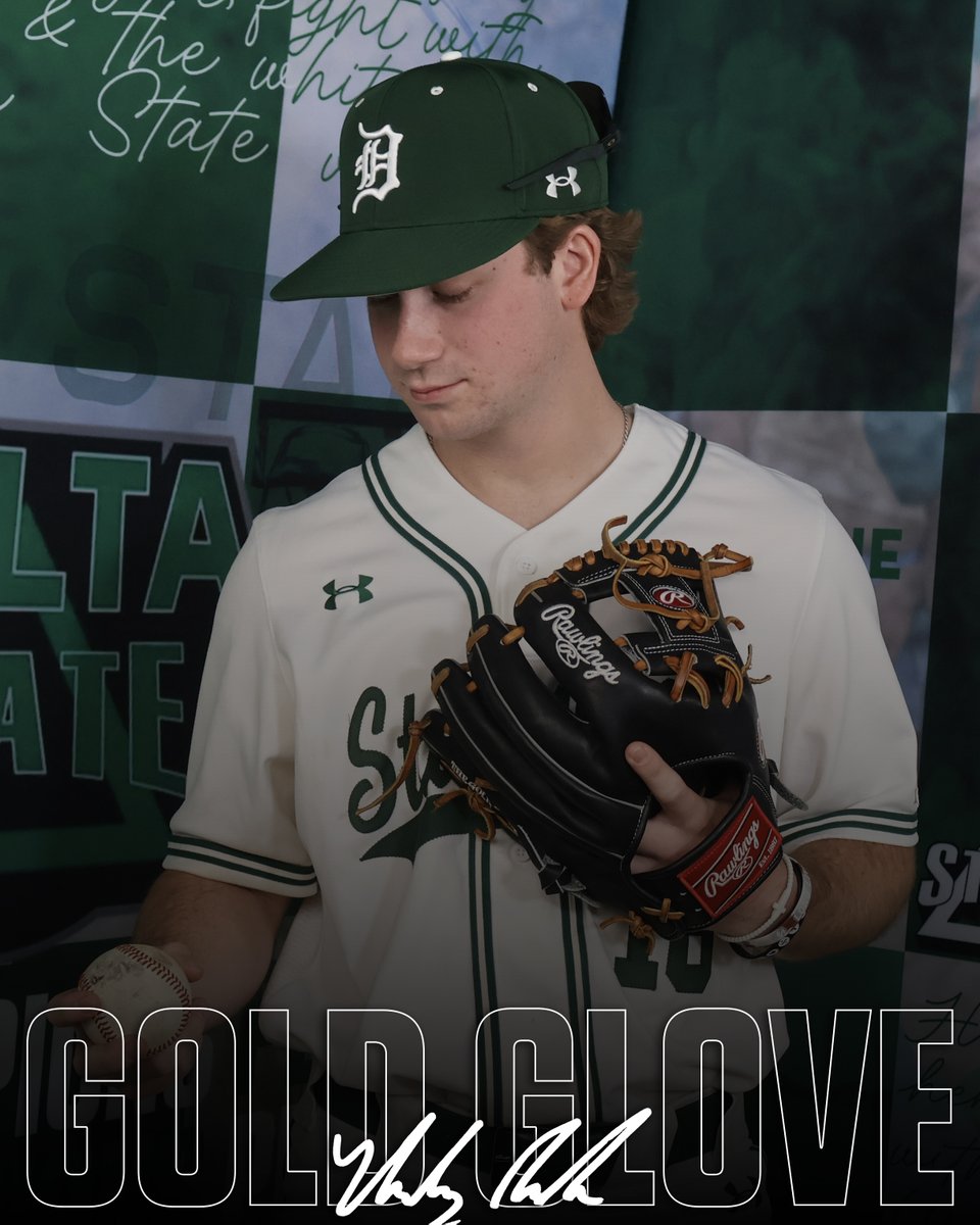 DeltaStateBSB's tweet photo. The first-ever Gold Glove Team includes two Statesmen: Henley Parker (2B) and Cade Greer (OF) 👏

#wherechampionsplay https://t.co/tQdgoRyT2y