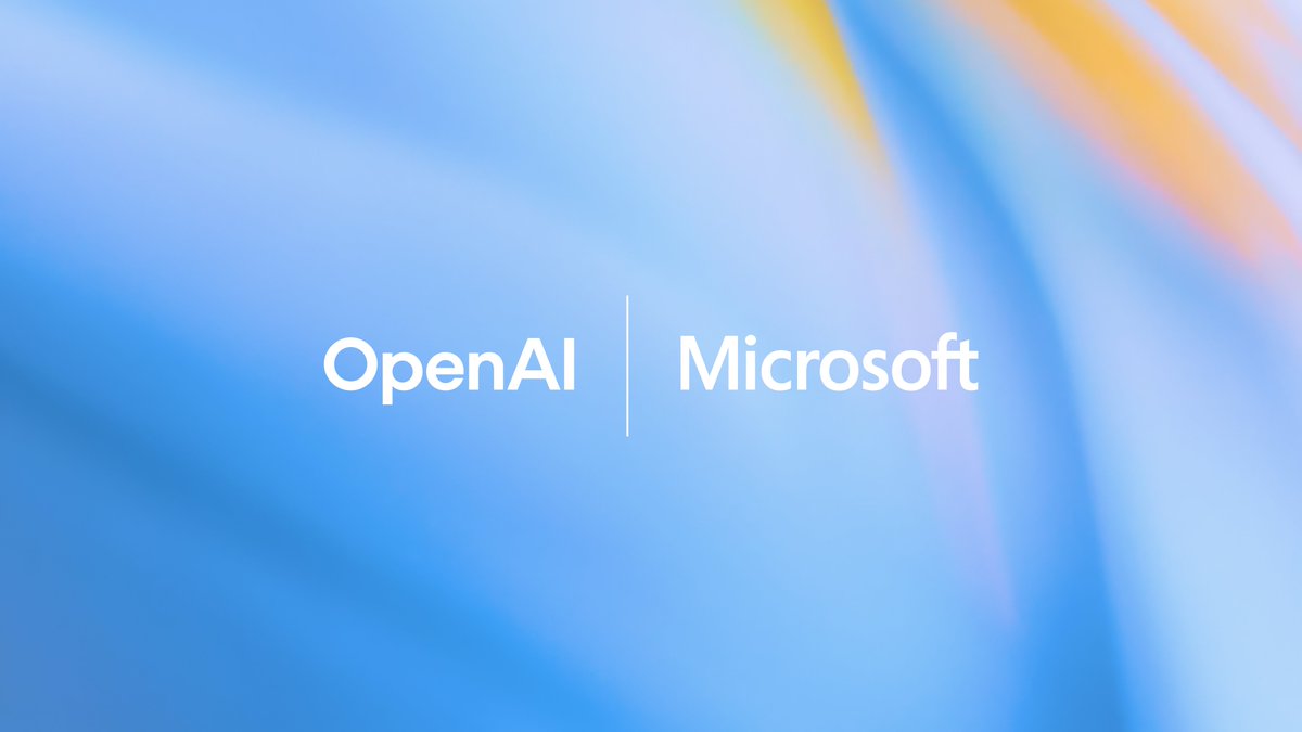 SaudiAndroid's tweet image. أعلنت مايكروسوفت تجديد الاتفاقية مع Open AI 🤝
التجديد يسمح لمايكروسوفت بالحصول على نماذج AI و الوكلاء بدون رسوم حتى 2032
وتحصل مايكروسوفت على 20% من إيرادات Open AI
ايضاً ماعاد فيه حصرية .. صارت Open AI تقدر تشتغل بحرية مع اي شركة بدون موافقة مايكروسوفت.

#Microsoft #OpenAI