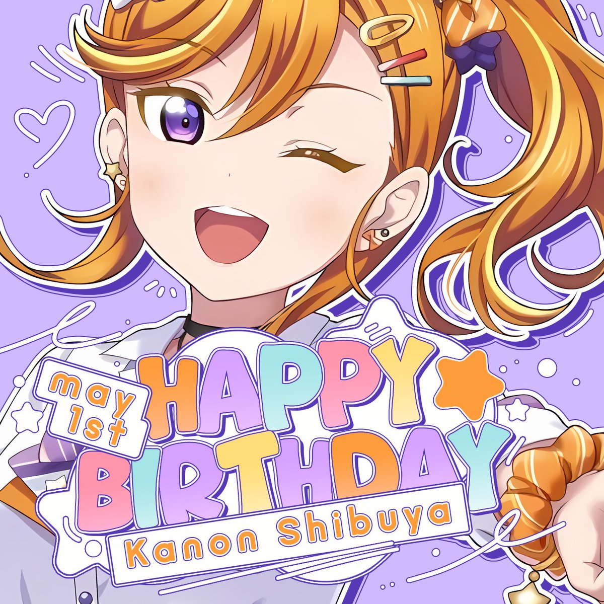 🎧 Happy Birthday, Kanon! 🎧

May 1st is Kanon Shibuya's birthday! 🎂

Today is all about the birthday girl!
What is your favorite thing about Kanon?

🖼️ Graphic: <a href="/innerpains__/">innerpains.bsky.social</a> 

#LoveLive #Liella
#澁谷かのん生誕祭2026