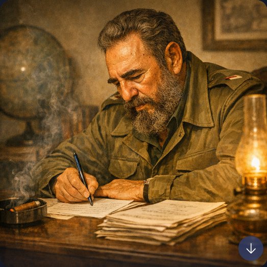 JoseRS1986's tweet image. "Fidel escribió ‘El día de los pobres del mundo’ como homenaje al trabajo y la dignidad. Su palabra sigue llamando a la unión de los pueblos. #FidelCastro #PrimeroDeMayo #Cuba #Solidaridad #Historia"