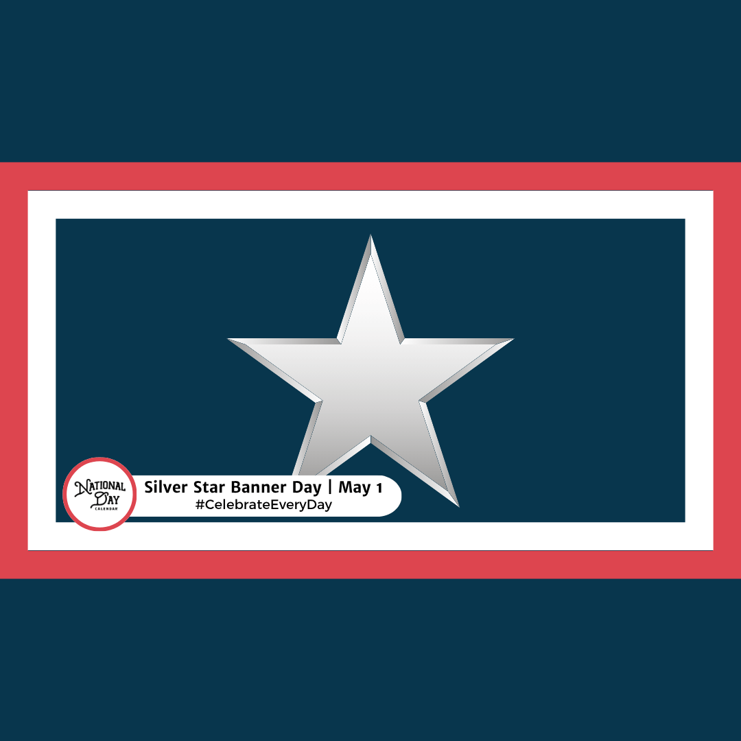 CelebrateNDC's tweet image. Did you know the Silver Star Banner honors our wounded and ill veterans? 🎖️ Today we recognize their sacrifice and incredible resilience. Let's honor our heroes! 

#SilverStarServiceBannerDay #NationalDayCalendar #CelebrateEveryDay