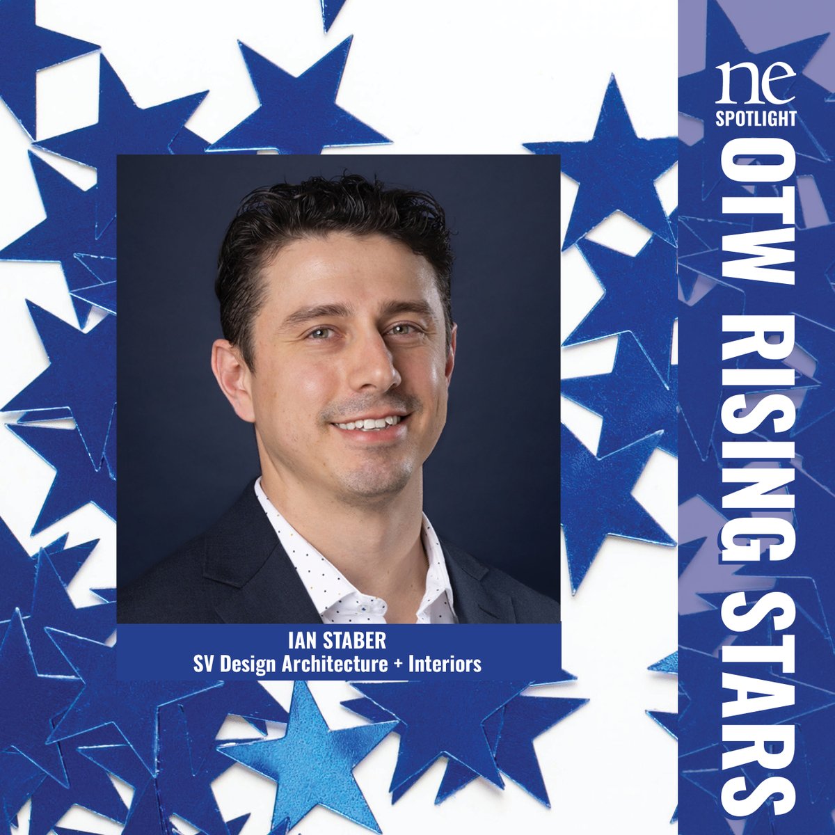 NEREJ's tweet image. 2026 Ones to Watch - Rising Stars: Ian Staber, SV Design Architecture + Interiors - Read More here: hubs.la/Q04f0kPF0 #NEREJ #commercialrealestate #OnesToWatch