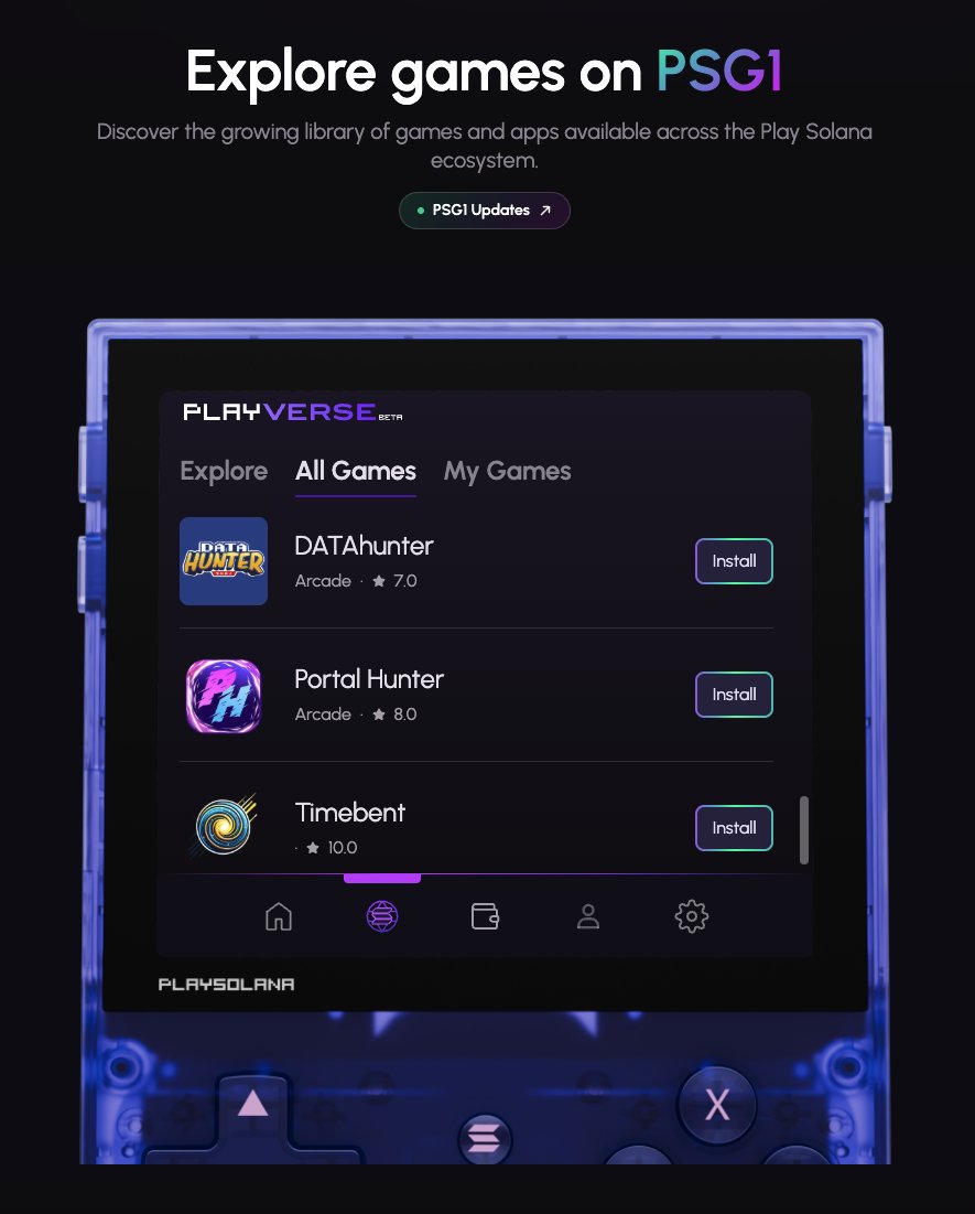 Play Solana | PSG1 tweet media
