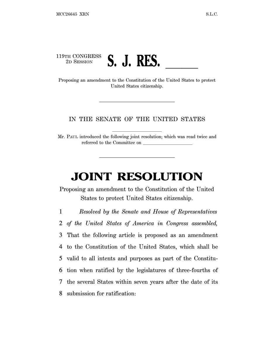 Senator Rand Paul tweet media