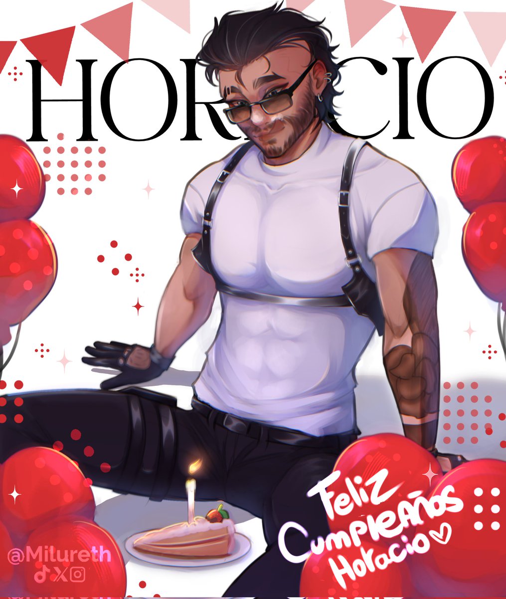 AHHH FELIZ CUMPLEAÑOS, HORACIOO! 💗🥳
Te adoro mucho pixelito hermoso. Por más momentos de diversión y crisis juntos! <3 🥂 JASJAJS.
#HoracioBossDay