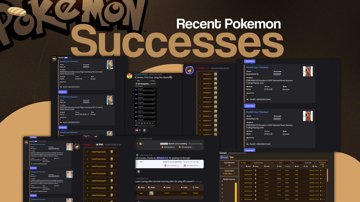 panaiobot's tweet photo. Buying Pokemons Cards? No issue for PanAIO,with our modules like Amazon or CatchYourCards.  
15% OFF with code: POKE 

Like and Retweet to win free monthly key.