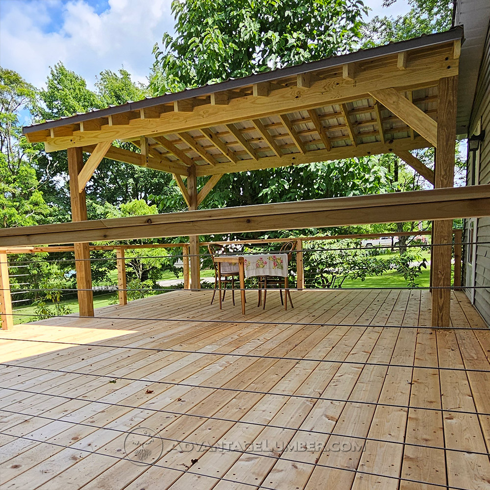 advantagelumber's tweet image. This deck was built by one of our customers. It features Western Red Cedar for the surface boards, posts, and handrails, as well as cable railing to maximize the view.
buy.advantagelumber.com/collections/we…
#westernredcedar #cedar #deck #decking #cedardeck #cedardecking #cablerailing