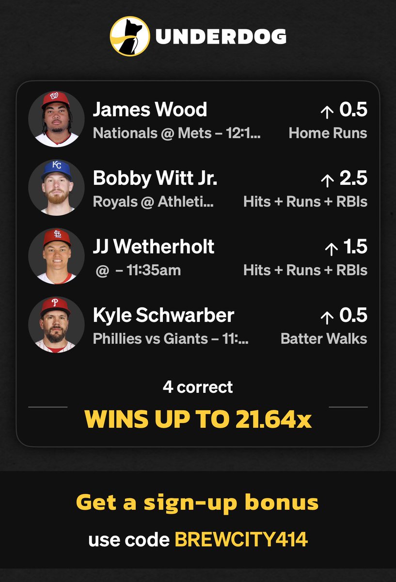 BrewCityKyle's tweet photo. https://t.co/VAkHyg2TWF #GamblingX #MLB https://t.co/2jydaUIN66