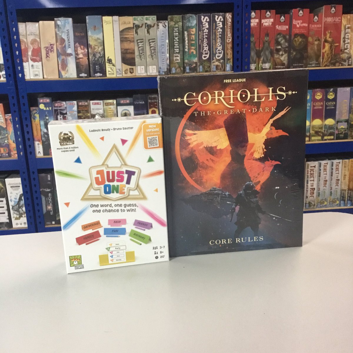 crgexeter's tweet photo. New Stock &amp; Restocks...Just one &amp; Coriolis The Great Dark Core Rules https://t.co/X8N93dHOzx