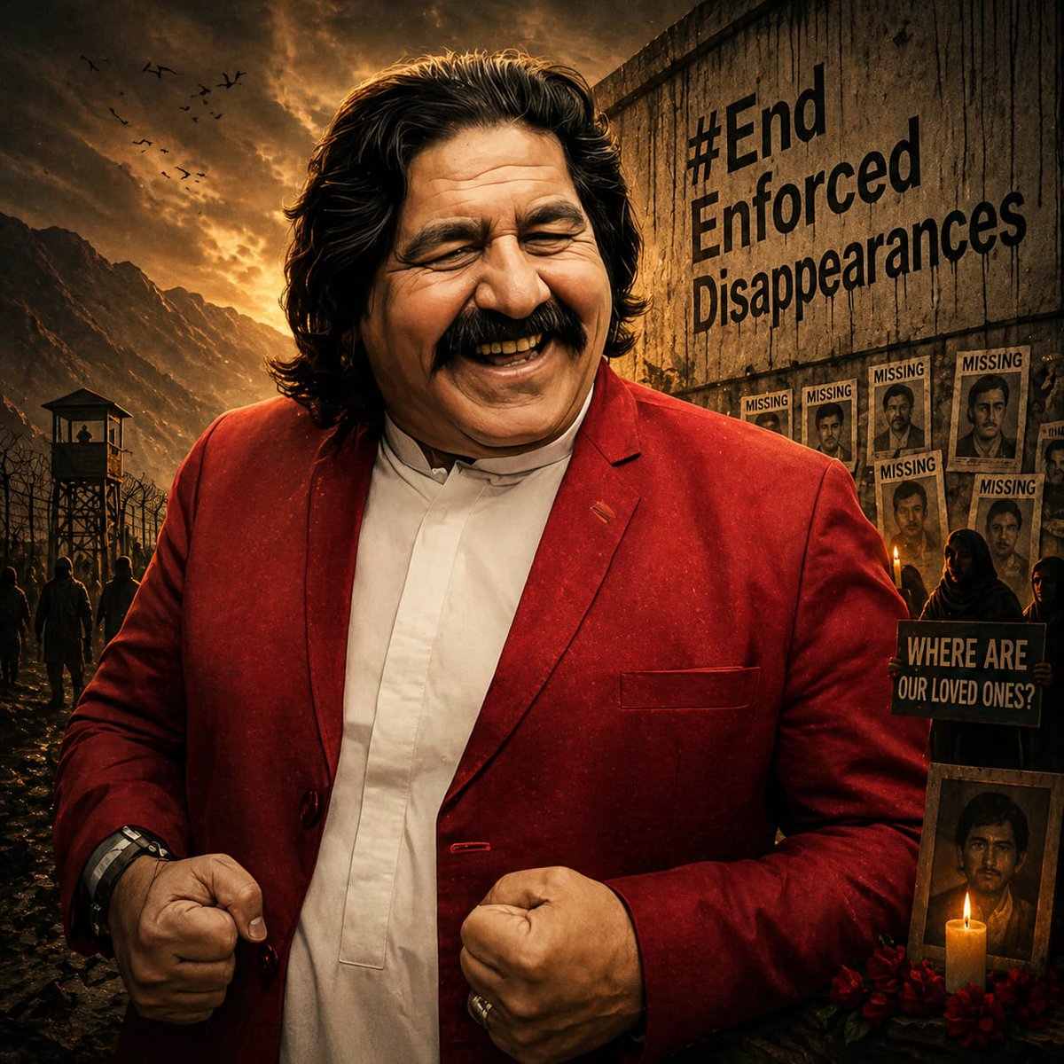KhansidW's tweet photo. د پښتون ژغورنې غورځنګ فعال مشران نورالله ترین او حنیف پښتین په جبري توګه ورک کړل شوي دي. دا یوازې د دوو کسانو خبره نه ده، بلکې دا د هغو ټولو خلکو د غږ د خاموشولو هڅه ده چې د حق، عدالت او امن غوښتنه کوي. جبري ورکېدنې نه قانون مني او نه انسانیت
#EndEnforcedDisappeara https://t.co/q1aacjzMad