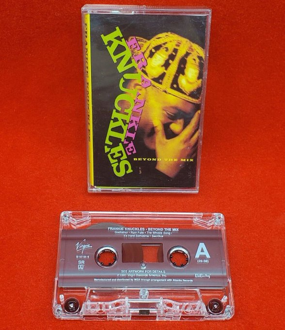 RevivalNoventas's tweet image. Frankie Knuckles – "Beyond The Mix" cassette

#oldskool #rave #80s #90s