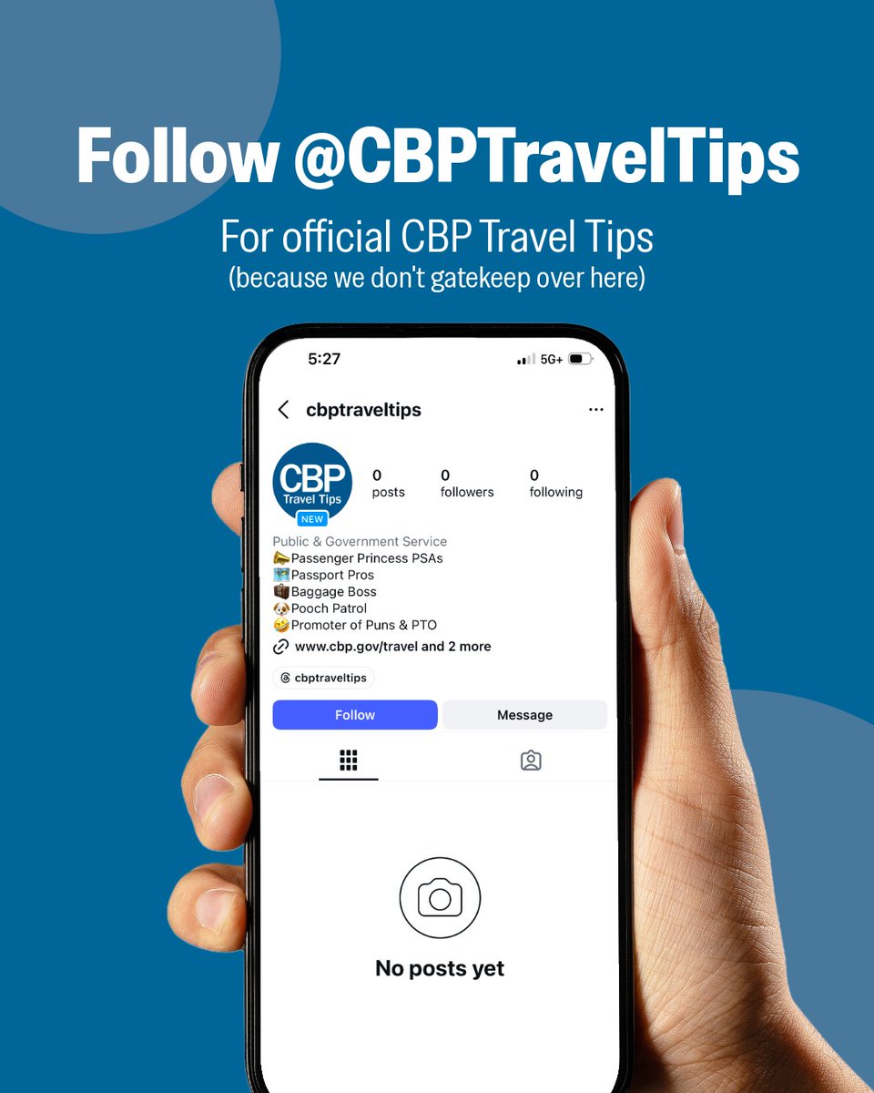 CBP Travel Tips tweet media
