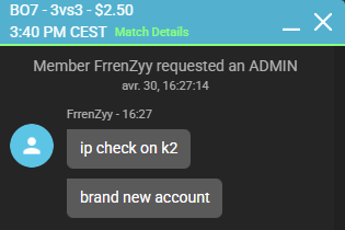 Flykooo's tweet photo. @k2ny__ continue de traumatisé sa demande des ip check pr 2.50$ 🤣 https://t.co/QxFDUrmZvT
