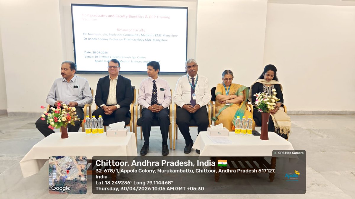 AIMSRChittoor's tweet image. Ethics Workshop for PGs &amp;amp; Faculty successfully held at Apollo Institute of Medical Sciences &amp;amp; Research, Chittoor. Insightful sessions by distinguished experts strengthened ethical practice in medicine.

#AIMSRChittoor #MedicalEthics #MedicalEducation #Professionalism