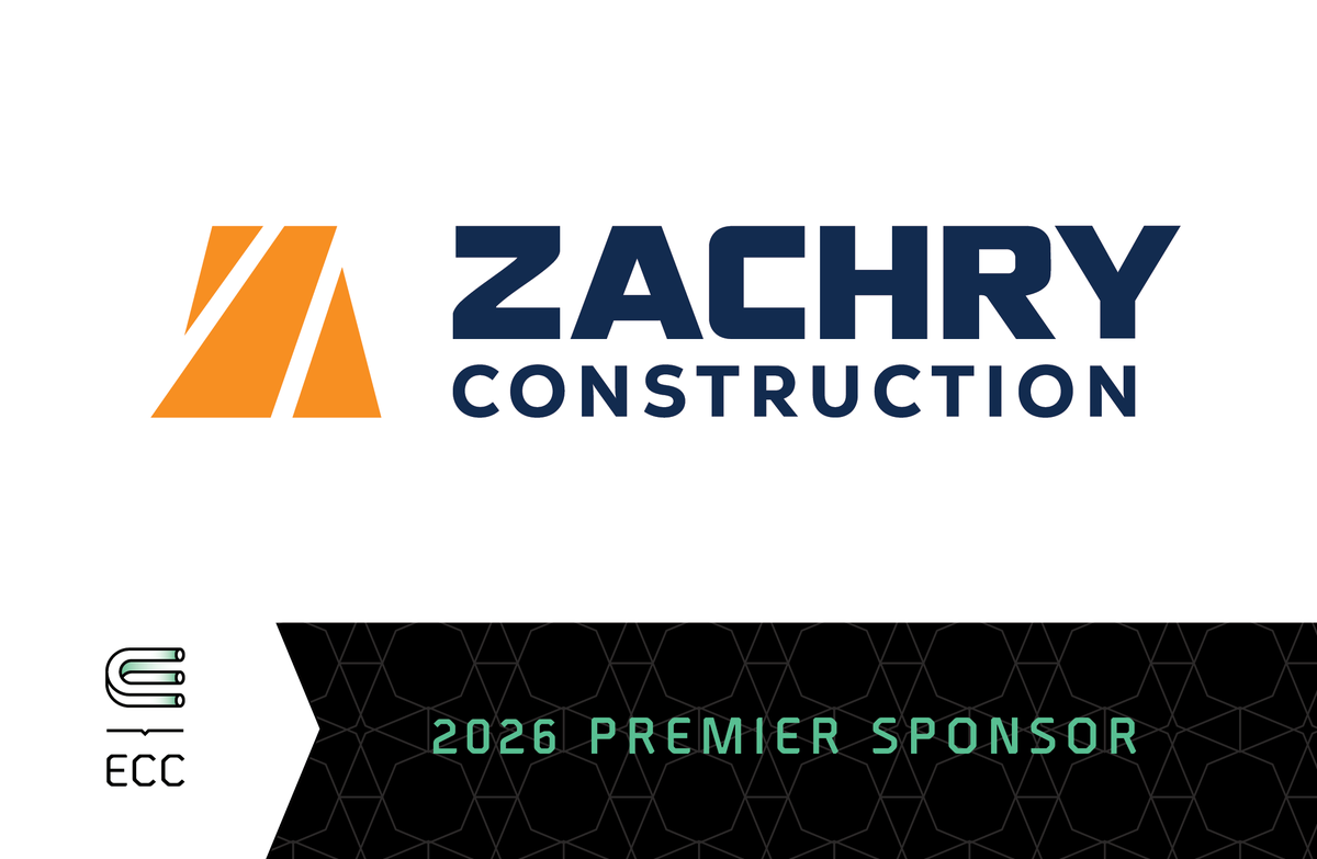 ECCAssociation's tweet photo. Thank you to Zachry Construction for serving as a 2026 ECC Premier Sponsor and supporting the work we do year-round. Interested in becoming a Sponsor? Sign up today > https://t.co/GpSDC2bDr1 
#ECCSponsor https://t.co/XInorOQN4W