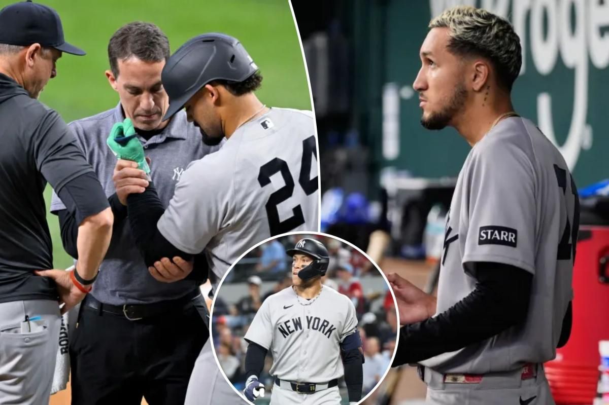 NYBBWAA's tweet image. Yankees end strong road trip on sour note as Elmer Rodriguez, bats struggle in loss to Rangers by @GJoyce9 for @nypostsports: Instead of putting a cherry on top in the finale... nypost.com/2026/04/29/spo… #Yankees