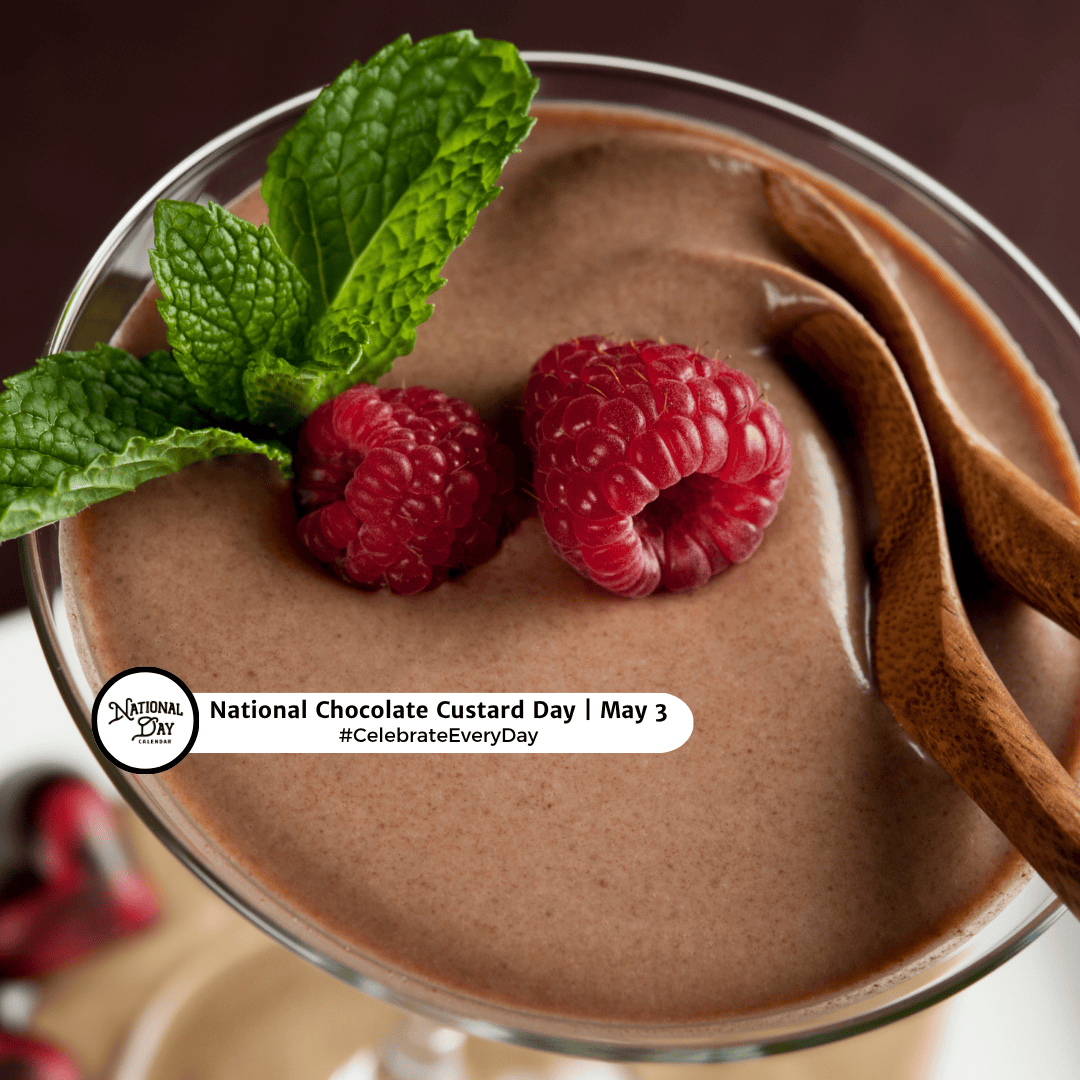 CelebrateNDC's tweet image. Chocolate Custard: Is it the ELITE dessert or just fancy pudding? 🍫🍮 Let’s discuss—are you team silky-smooth or passing on the plate?

#ChocolateCustardDay #NationalDayCalendar #CelebrateEveryDay