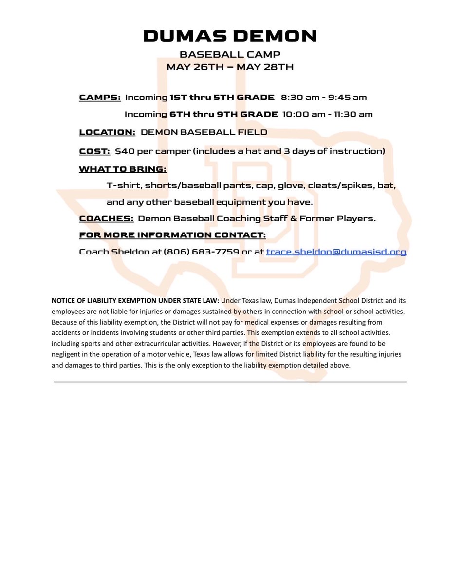 DUMAS DEMON BASEBALL tweet media