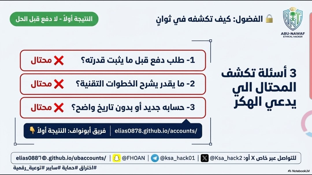 هكر أخلاقي |خبير تقني | ابونواف | 'ABU-NAWAF' tweet media