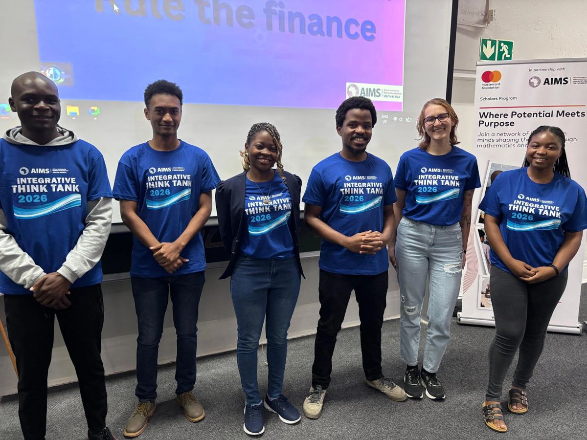 AIMSacza's tweet image. Students at @AIMSacza tackled real-world R&amp;amp;D challenges at the Integrative Think Tank (ITT), working with Laduma Analytics ⚽📊From pitch training to final presentations, the results were impressive.

🔗 aims.ac.za/events/2026-in…

#AIMSSouthAfrica #Hackathon #DataScience #STEM
