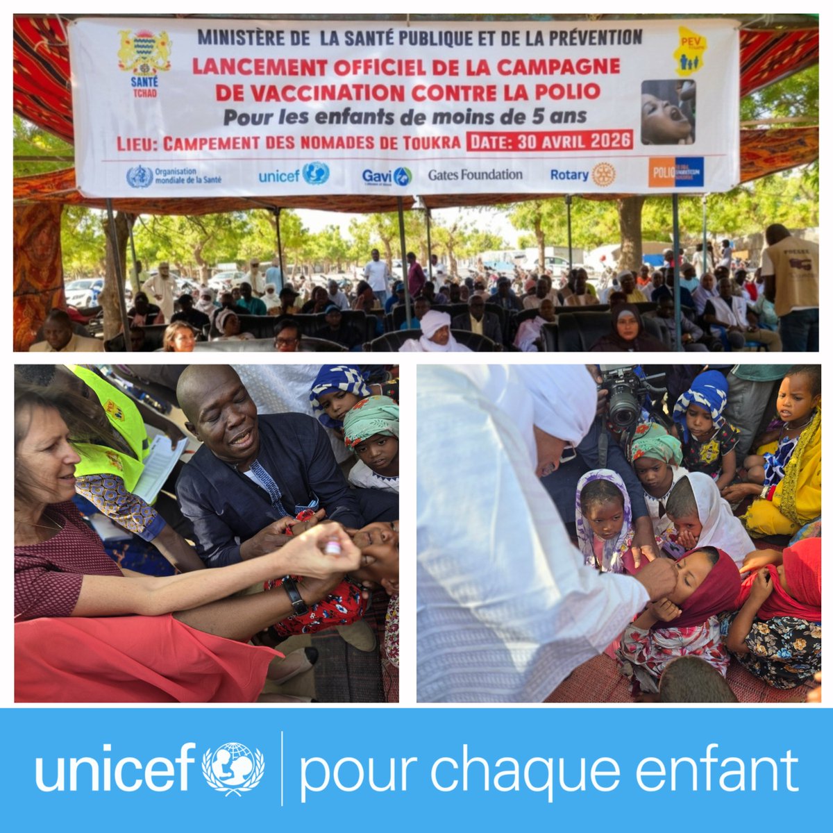UNICEF Tchad tweet media