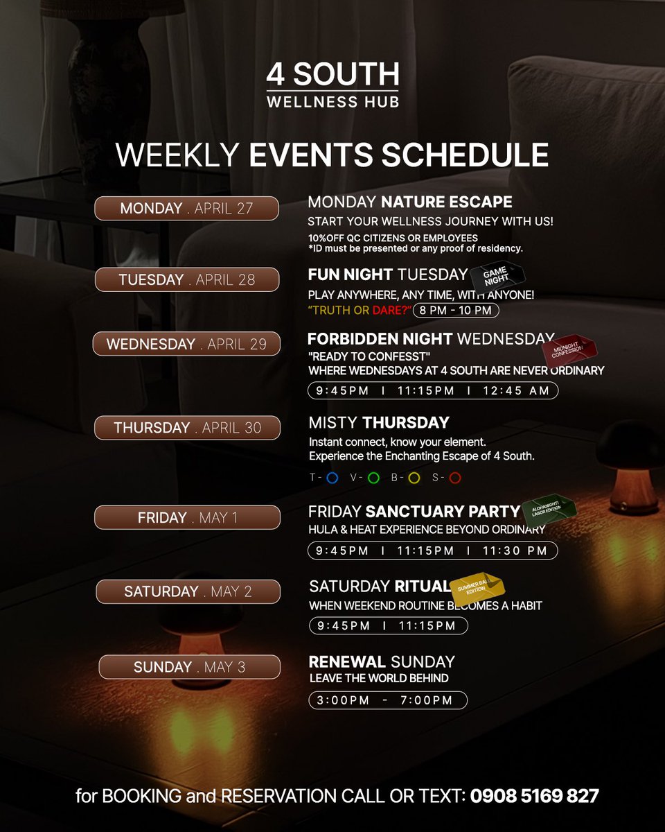 4 South Wellness Hub Updates tweet media
